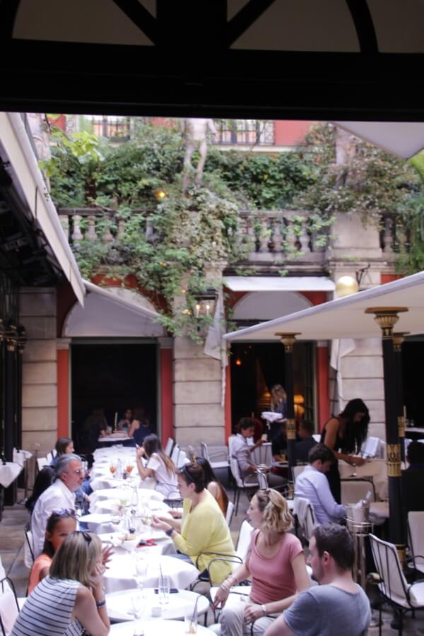 Hotel Costes Paris Dining Terrace